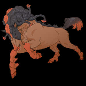 Muscular Body Of Mudsdale Wallpaper