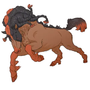 Muscular Body Of Mudsdale Wallpaper