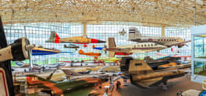 Museum Of Flight_ Aircraft Exhibit_ Hangar View Wallpaper