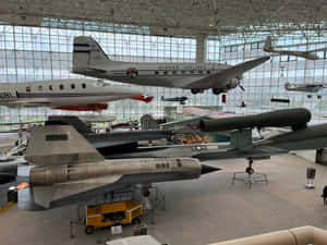 Museumof Flight Aircraft Exhibit Wallpaper