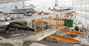 Museumof Flight Aircraft Exhibit Wallpaper