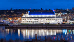 Museumof Historyand Industry Seattle Twilight Wallpaper