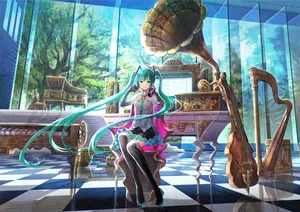 Music Anime Hatsune Miku Wallpaper