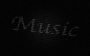 Music Genres Word Cloud Black Background Wallpaper