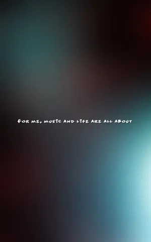 Music Life Philosophy Quote Wallpaper
