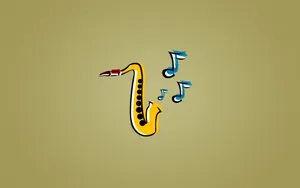 Musical Adventures With Colorful Cartoon Characters Wallpaper