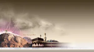 Muslim Pilgrimageto Mecca Wallpaper