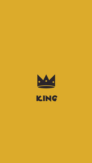 Mustard Yellow King Wallpaper