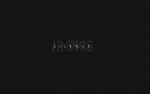 Mute Silence Minimalist [wallpaper] Wallpaper
