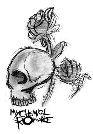 My Chemical Romance Band Members In Dynamic Pose Wallpaper