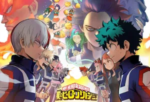 My Hero Academia Characters Showcase Wallpaper