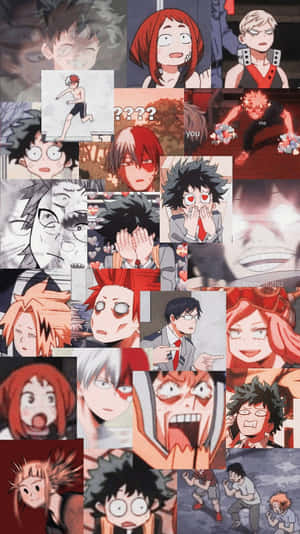 My Hero Academia Collage Aesthetic Wallpaper