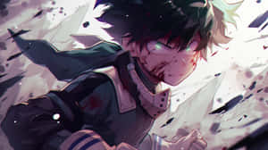 My Hero Academia Deku Battle Intensity Wallpaper