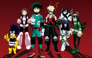 My Hero Academia Group Pose Wallpaper