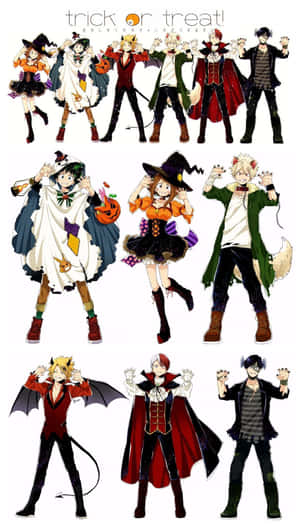 My Hero Academia Halloween Costumes For Trick Or Treat Wallpaper