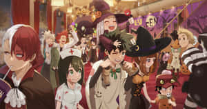 My Hero Academia Halloween Party Wallpaper