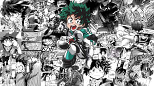 My Hero Academia Manga Collage Wallpaper