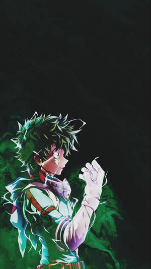 My Hero Academia Phone Izuku Midoriya Wallpaper