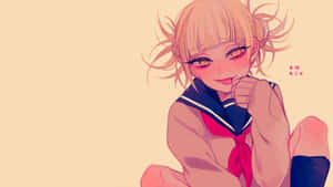 My Hero Academia's Toga Just Wants To Have Some Fun Wallpaper