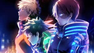 My Hero Academia Trio Heroes Wallpaper