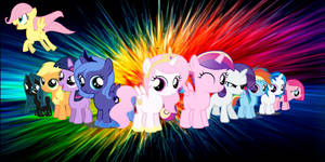 My Little Pony Desktop Complete Characters Wallpaper