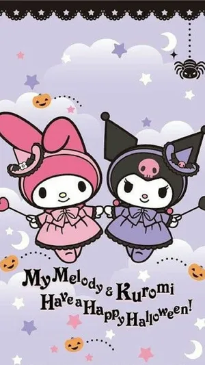 My Melody And Kuromi - Best Friends Forever Wallpaper