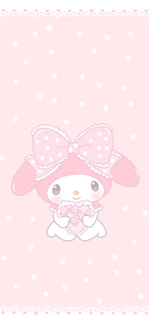 My Melody Pink Aesthetic Wallpaper Wallpaper