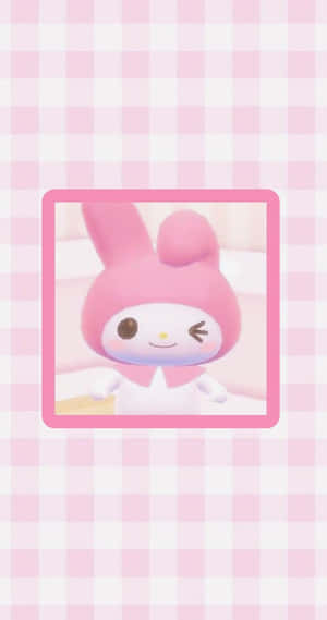 My Melody Plush Pink Aesthetic.jpg Wallpaper