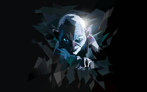 My Precious Gollum Abstract Art Wallpaper