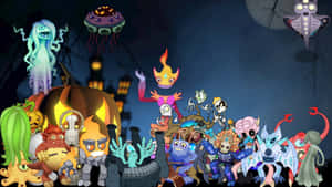 My Singing Monsters Halloween Celebration Wallpaper