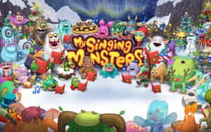 My Singing Monsters Holiday Celebration Wallpaper