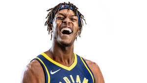 Myles Turner Adorable Happy Shot Wallpaper