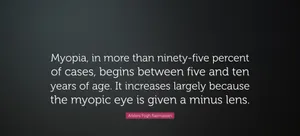 Myopic Eye Quote Wallpaper