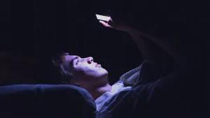 Myopic Person In The Dark Room Wallpaper