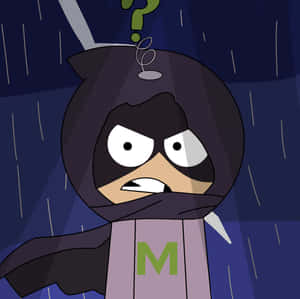 Mysterionin Rain Cartoon Character Wallpaper