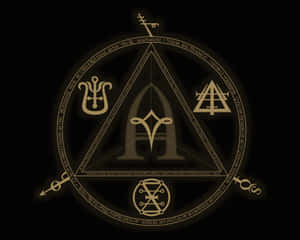 Mysterious Alchemy Laboratory Wallpaper