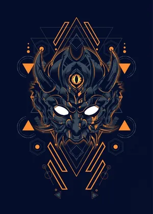 Mysterious And Colorful Yokai Creatures Wallpaper