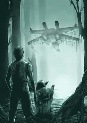 Mysterious And Enchanted Forest In Dagobah Wallpaper