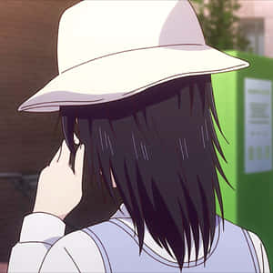 Mysterious Anime Character With Hat Wallpaper