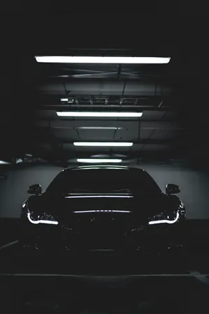 Mysterious Carin Dark Garage.jpg Wallpaper