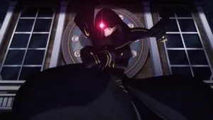 Mysterious_ Cloaked_ Figure_ Anime Wallpaper