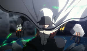 Mysterious Cloaked Figure Anime Wallpaper