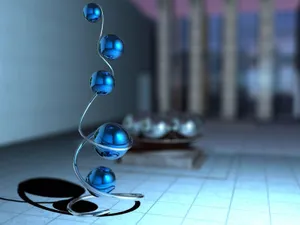 Mysterious Crystal Ball On A Wooden Surface Wallpaper