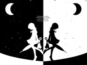 Mysterious Dark Anime Aesthetic Wallpaper