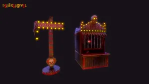 Mysterious Dark Carnival Nights Wallpaper