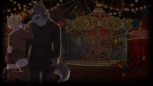 Mysterious Dark Carnival Scene Wallpaper