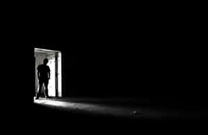 Mysterious Dark Corner In A Room Wallpaper