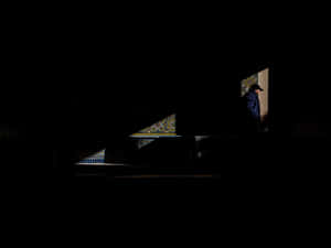 Mysterious Dark Corner In An Abandoned Building Wallpaper