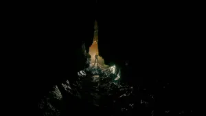 Mysterious Dark Corner In An Urban Environment Wallpaper