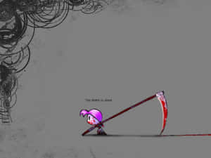 Mysterious Dark Emo Figure Wallpaper